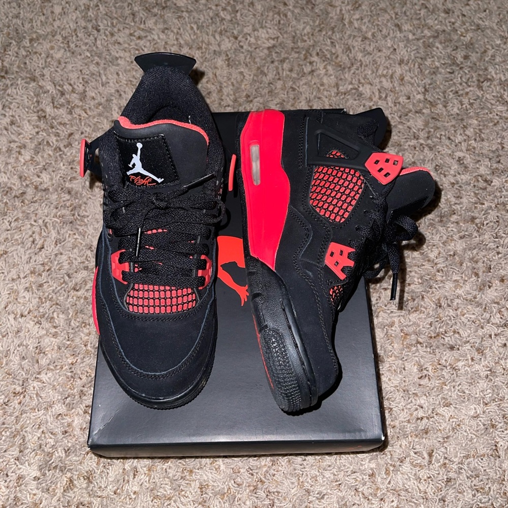 4.5Y Air Jordan 4 Retro GS ‘Red Thunder’